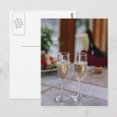 BRIEFKAART CHAMPAGNE VOOR TWEE (Voorkant / Achterkant)