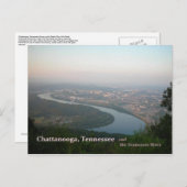 Briefkaart - Chattanooga TN en de Tennessee (Voorkant / Achterkant)
