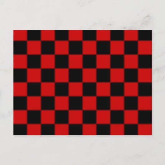 Briefkaart Checker Pattern (Voorkant)