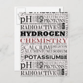 Briefkaart chemie (Voorkant / Achterkant)