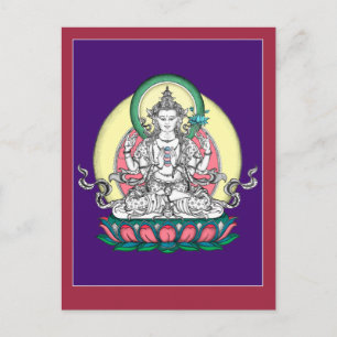 BRIEFKAART Chenrezig/Avalokiteshvara
