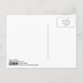 Briefkaart Chicago Buckingham Grayscale (Achterkant)