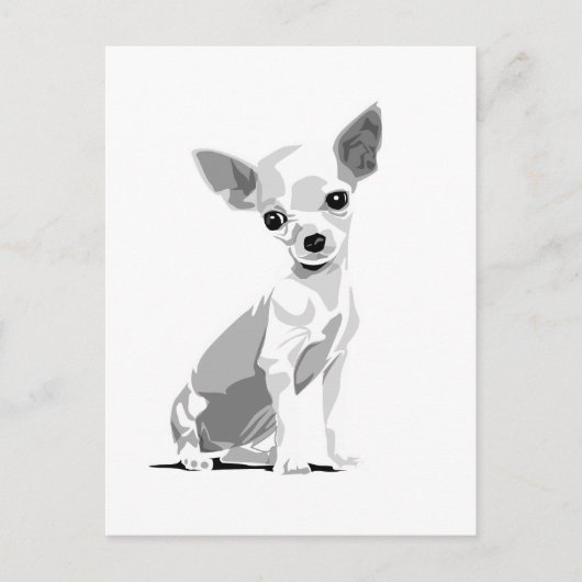 Briefkaart Chihuahua (Voorkant)