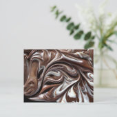 briefkaart chocoladedraak (Staand voorkant)