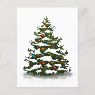 BRIEFKAART : CHRISTMAS TREE