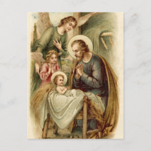 Briefkaart (citaat): St. Joseph Geboorte