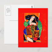 Briefkaart-Classic/-Egon Schiele 11 Briefkaart (Voorkant / Achterkant)