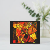 Briefkaart-Classic/-Egon Schiele 16 Briefkaart (Staand voorkant)