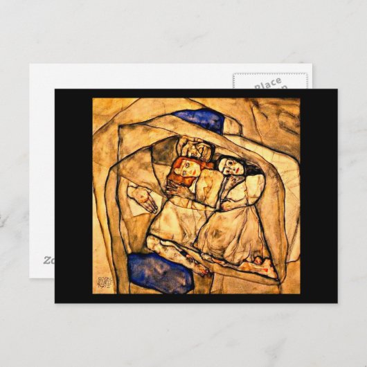 Briefkaart-Classic/-Egon Schiele 27 Briefkaart (Voorkant / Achterkant)