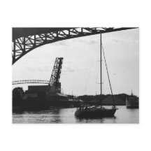 briefkaart "Cleveland on the River"