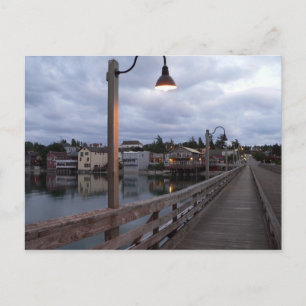 briefkaart "Cloudy Dusk in Coupeville"