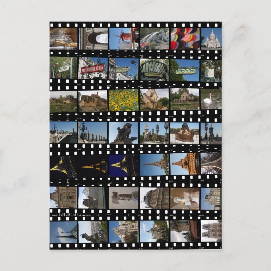 Briefkaart Collecties Parijs (Voorkant)