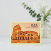  Briefkaart Colosseum Rome (Staand voorkant)
