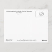 Briefkaart Columbia River Gorge (Achterkant)