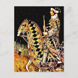 Briefkaart: "Commander te paard" Briefkaart