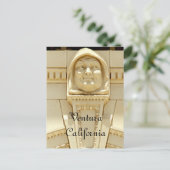 Briefkaart - Courthouse Smiling Monk (Staand voorkant)