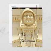 Briefkaart - Courthouse Smiling Monk (Voorkant / Achterkant)