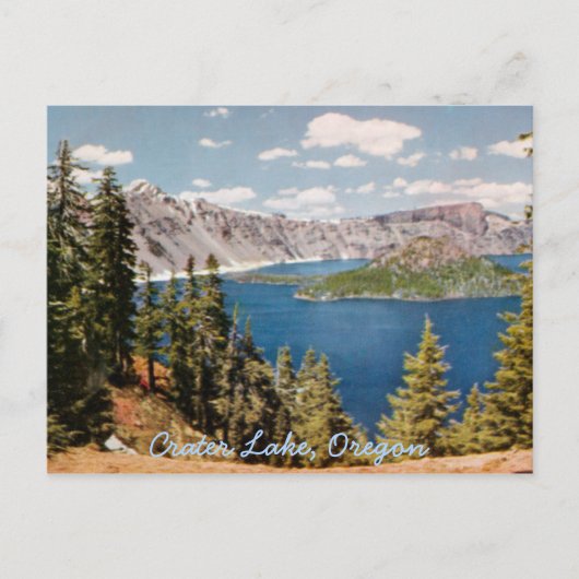  Briefkaart Crater Lake Oregon (Voorkant)