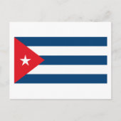 Briefkaart Cubaanse vlag (Voorkant)