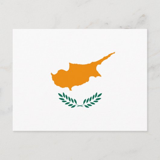 Briefkaart Cyprus-vlag (Voorkant)