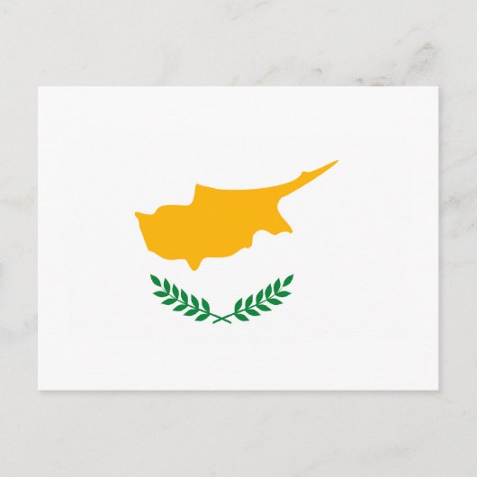 Briefkaart Cyprus-vlag (Voorkant)