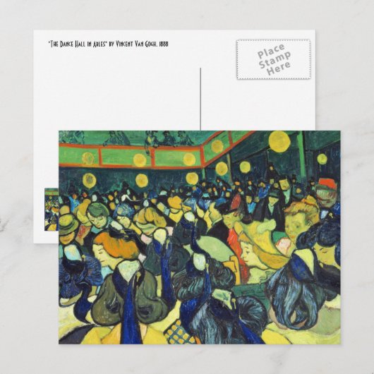 Briefkaart: Dance Hall in Arles Briefkaart (Voorkant / Achterkant)