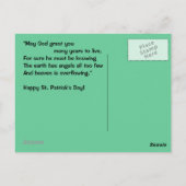 BRIEFKAART Danny Boy St. Patrick's Day Groeten PC (Achterkant)