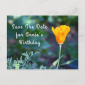 Briefkaart Datum bekendmaking opslaan (Voorkant)