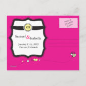 Briefkaart Datum opslaan (Achterkant)