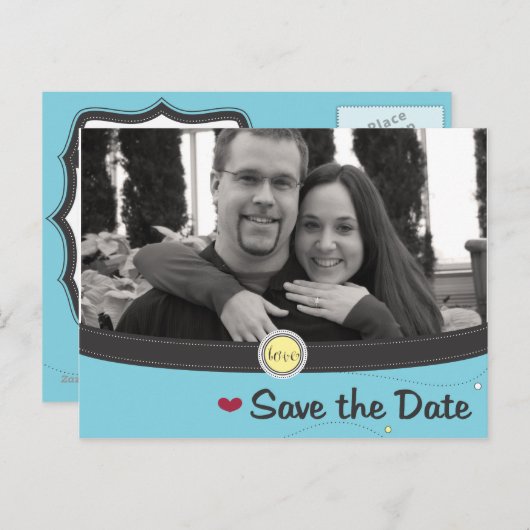 Briefkaart Datum opslaan (Voorkant / Achterkant)