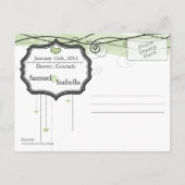 Briefkaart Datum opslaan (Achterkant)