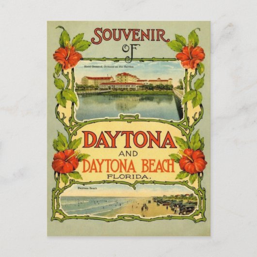  Briefkaart Daytona Beach (Voorkant)