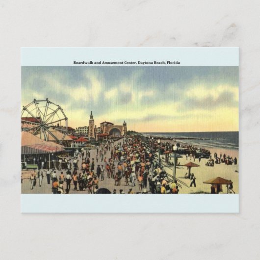  Briefkaart Daytona Beach Florida (Voorkant)