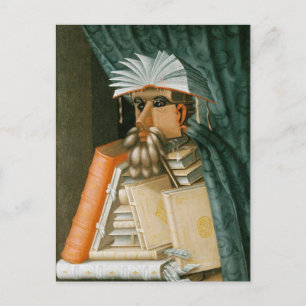 Briefkaart: De bibliothecaris Briefkaart