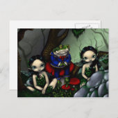 briefkaart "De handbediende kikker" (Voorkant / Achterkant)