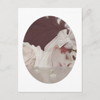 briefkaart "De kikker en de prinses"