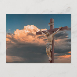 Briefkaart:De kruisbevestiging Briefkaart