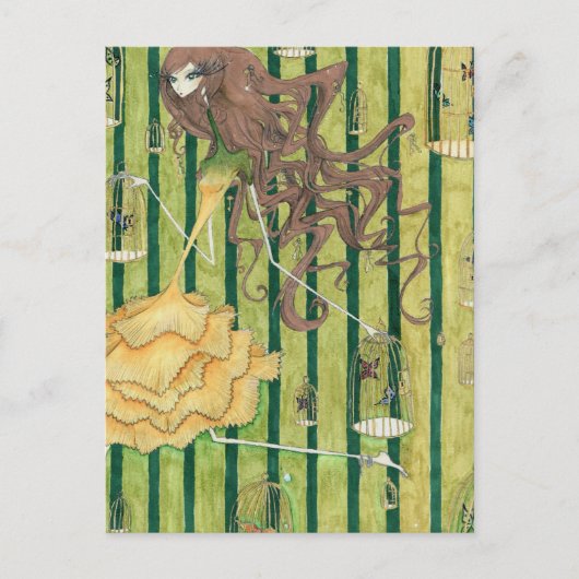 briefkaart "De muur" (Voorkant)