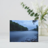 Briefkaart - de rivier de Mist Chattahoochee (Staand voorkant)