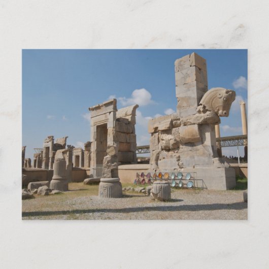 Briefkaart - De ruïnes van Persepolis, Iran (Voorkant)