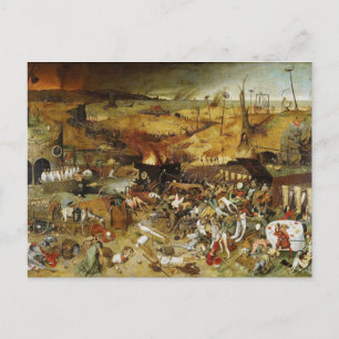 Briefkaart De triomf van de dood Pieter Brueghel d