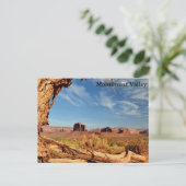 Briefkaart - de Vallei van het Monument (Staand voorkant)