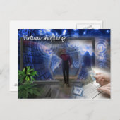 Briefkaart de virtuele klant (Voorkant / Achterkant)