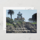 Briefkaart - De vuurtoren van Point Fermin (Voorkant / Achterkant)