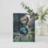 briefkaart "De wereld" (Staand voorkant)