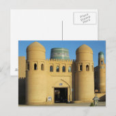 Briefkaart De westpoort van Khiva, Oezbekistan (Voorkant / Achterkant)