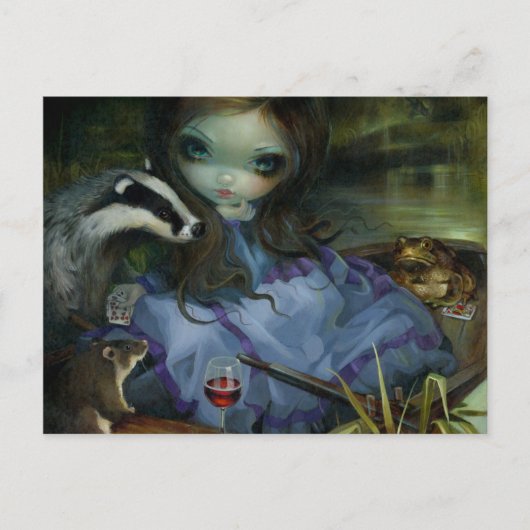 briefkaart "De wind in het wild" (Voorkant)