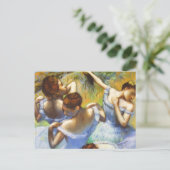 Briefkaart Degas Blue Dancers (Staand voorkant)