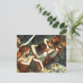 Briefkaart Degas Vier Dancers (Staand voorkant)