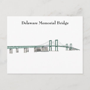 Briefkaart: Delaware Memorial Bridge Briefkaart